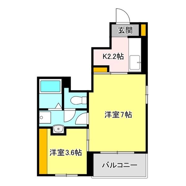 S.トリフォリア 101号室 間取り