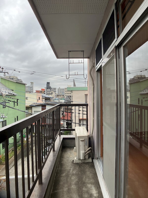 中央マンションＡ棟 ベランダ