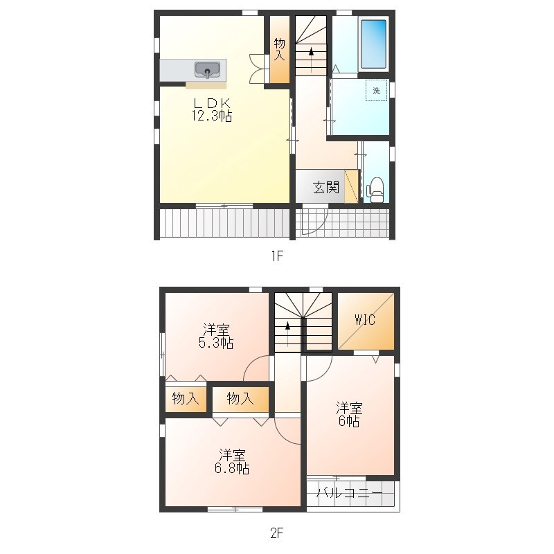 カーサフェリーチェⅢ  間取り
