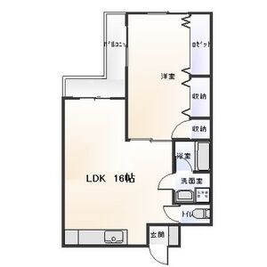 グランドハイツダイケー 211号室 間取り