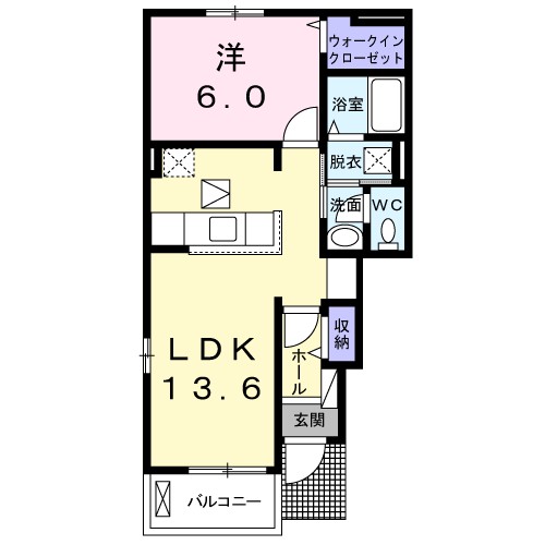 ソレイユ・ウッドボックスＣ 101号室 間取り