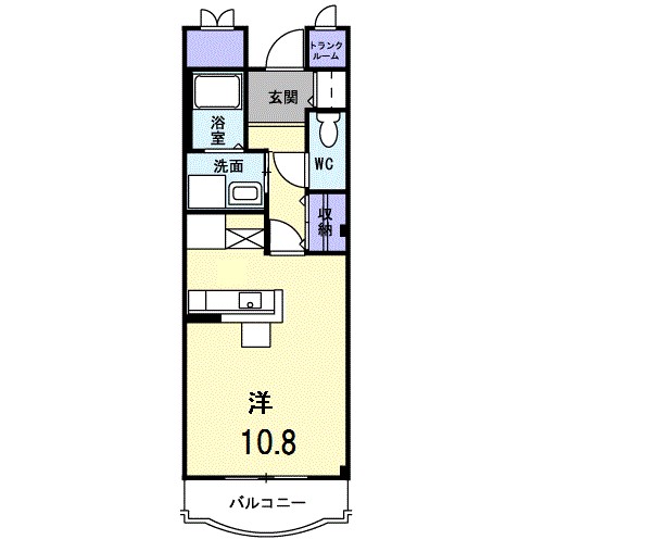 ファインロイテⅡ 203号室 間取り