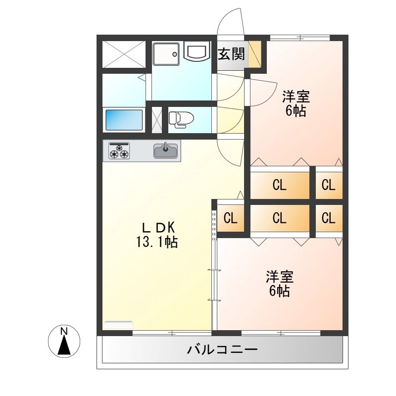 キング・ペレ 間取り図