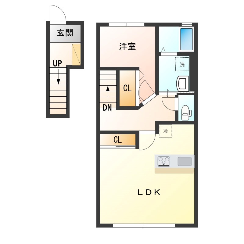 Rio平松 202号室 間取り