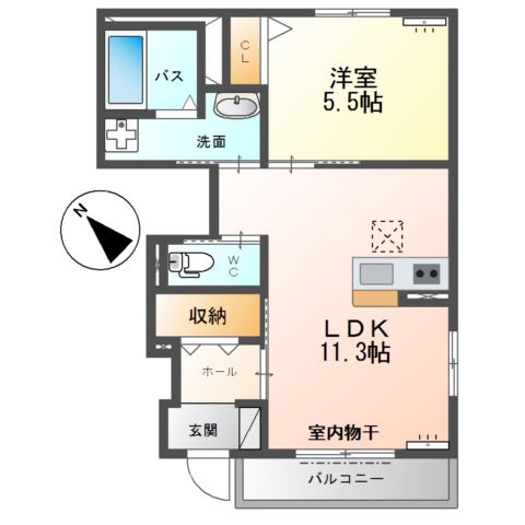 カーサ・デ・ピノⅡ 間取り