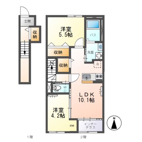 ライブコア佐野 間取り
