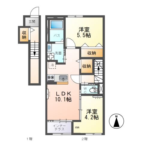 ライブコア佐野 間取り