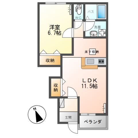 more and more(モア　アンド　モア） 間取り