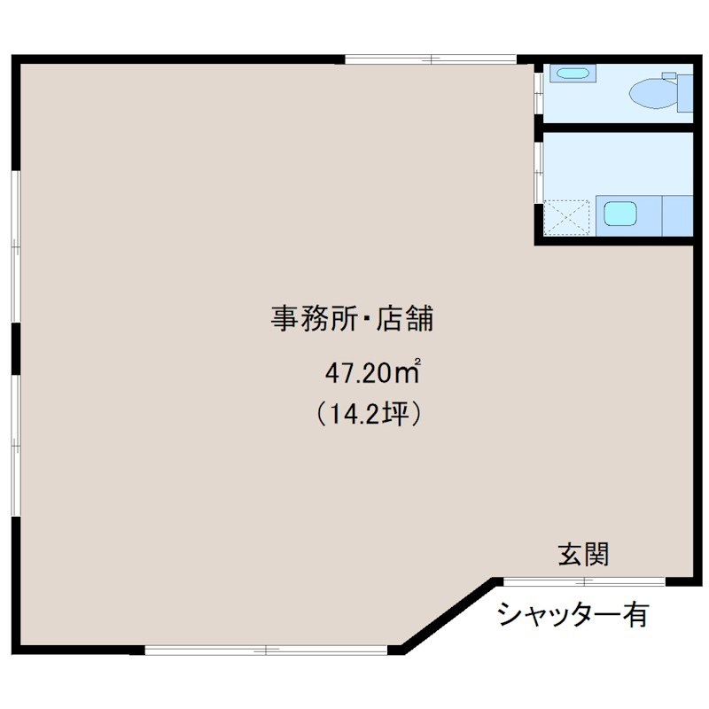ロイヤル金信Ⅴ 西号室 間取り
