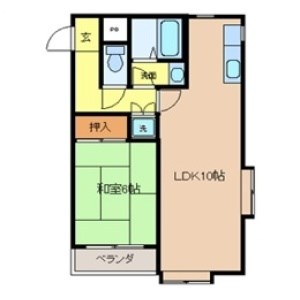 アビーロード 201号室 間取り