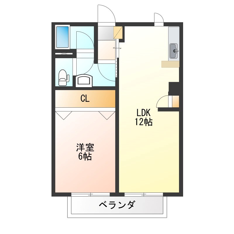 メゾン・ワイズA棟 103号室 間取り