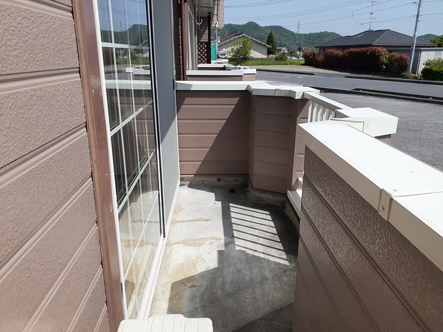 メルベーユＢ ベランダ