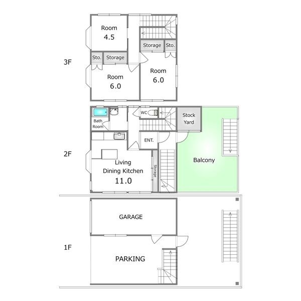 さくら市草川一戸建 間取り