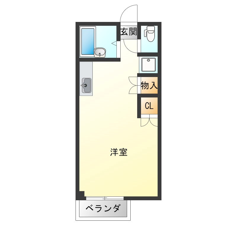 メッツサンヒル 103号室 間取り