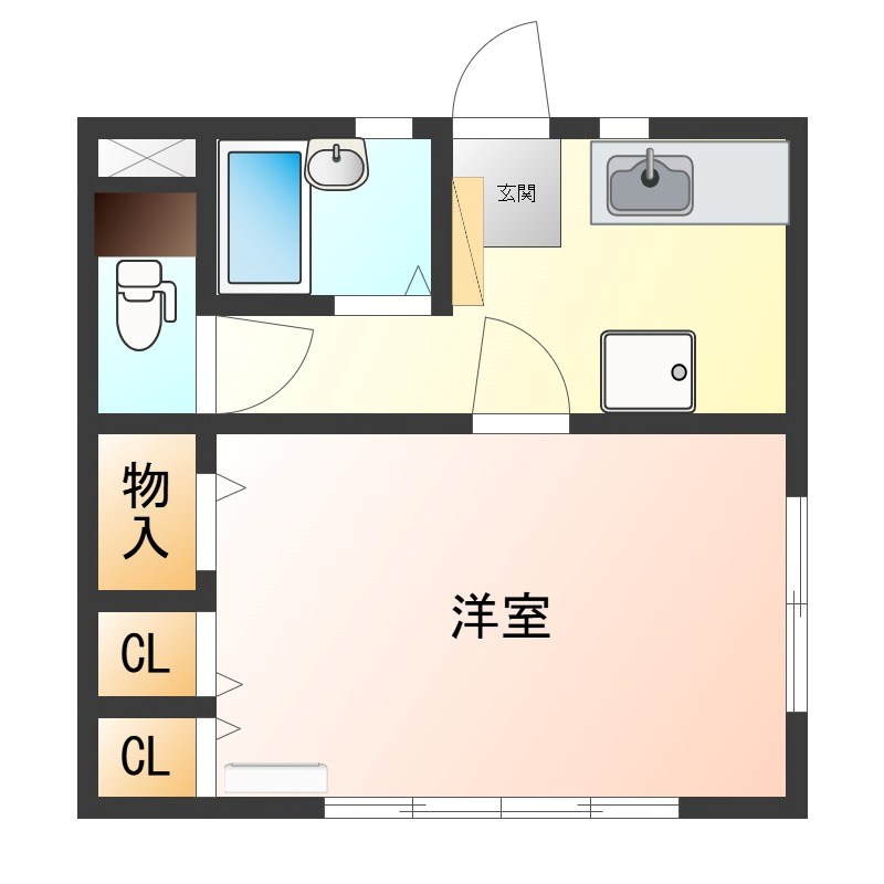 エルドラド 101号室 間取り