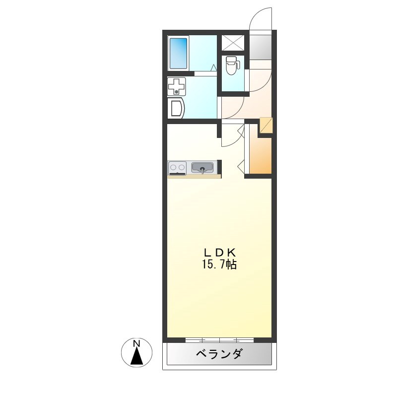 シンフォニックガーデン 402号室 間取り