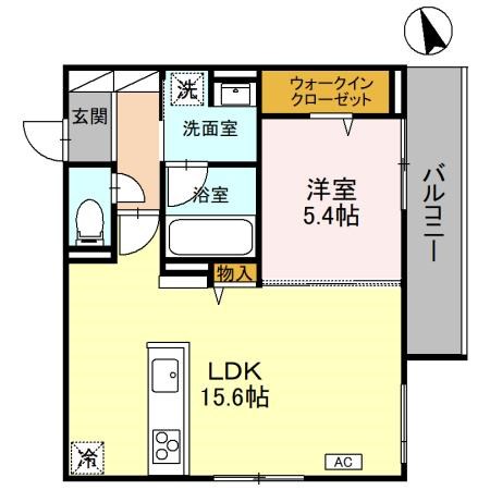 Re TORISIA南大通り 305号室 間取り