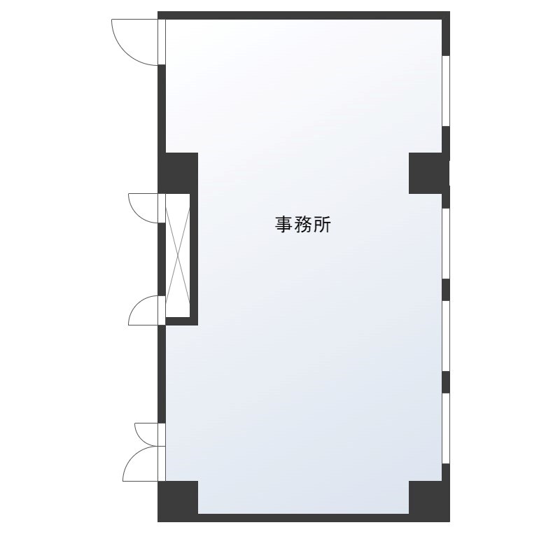 SSSビル  5B号室 間取り