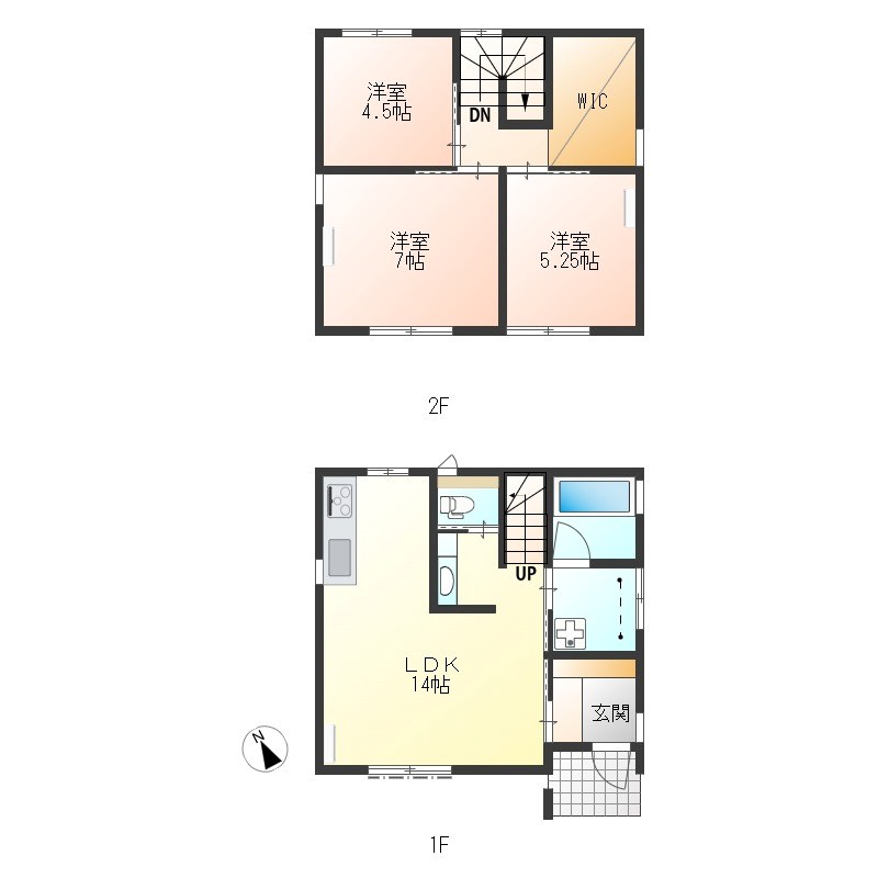 フォレス中今泉A 間取り