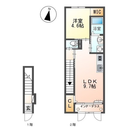 セレーナ 205号室 間取り