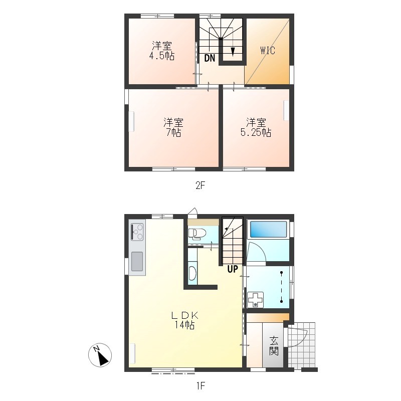 フォレス中今泉B 間取り