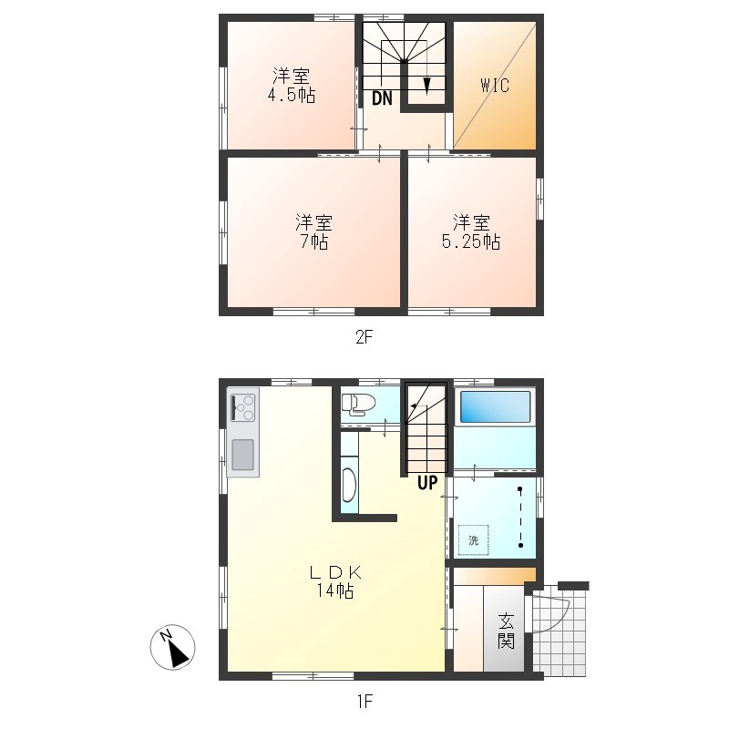 フォレス中今泉B 間取り