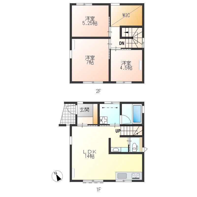 フォレス中今泉C 間取り