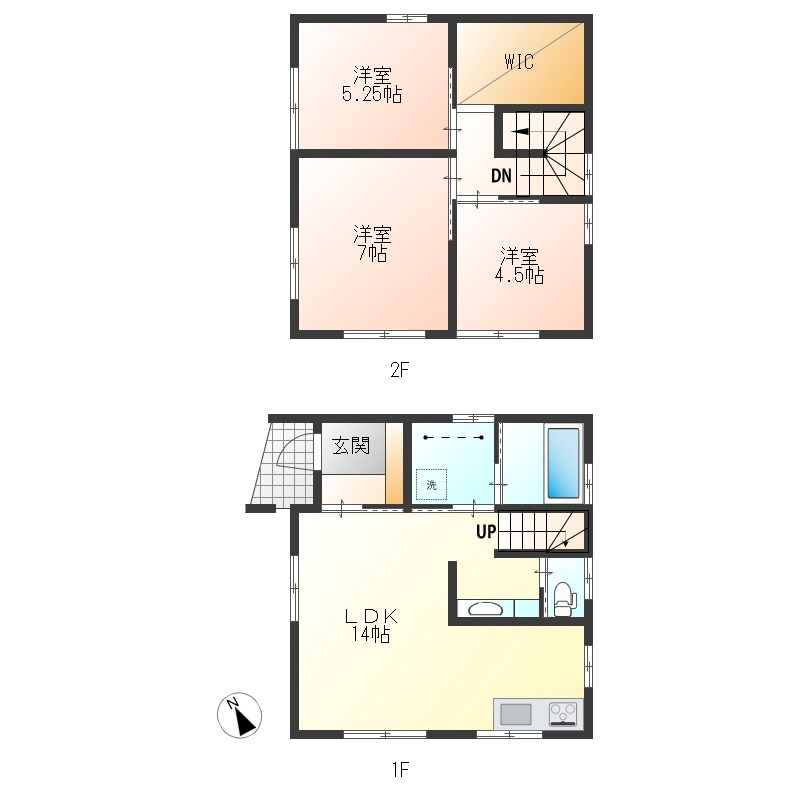 フォレス中今泉C 間取り