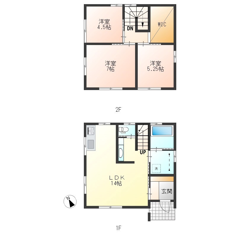 フォレス中今泉A 間取り