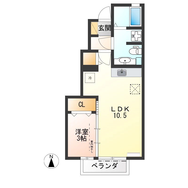 ビューラーKEN　A 間取り図