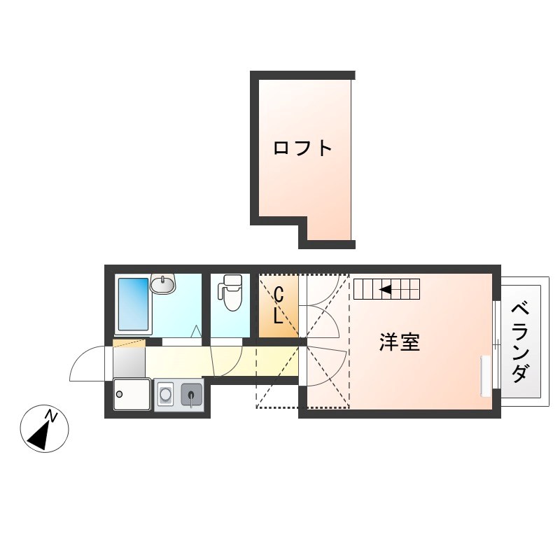 東武宇都宮レジデンス 202号室 間取り