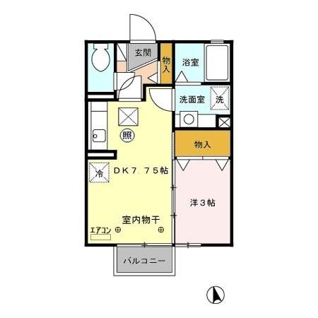 アルカディアD 間取り