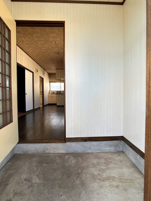 野沢町貸家 玄関