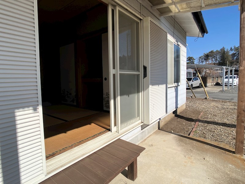 野沢町貸家 ベランダ