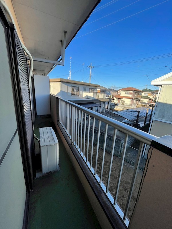 ハイツ山中 ベランダ