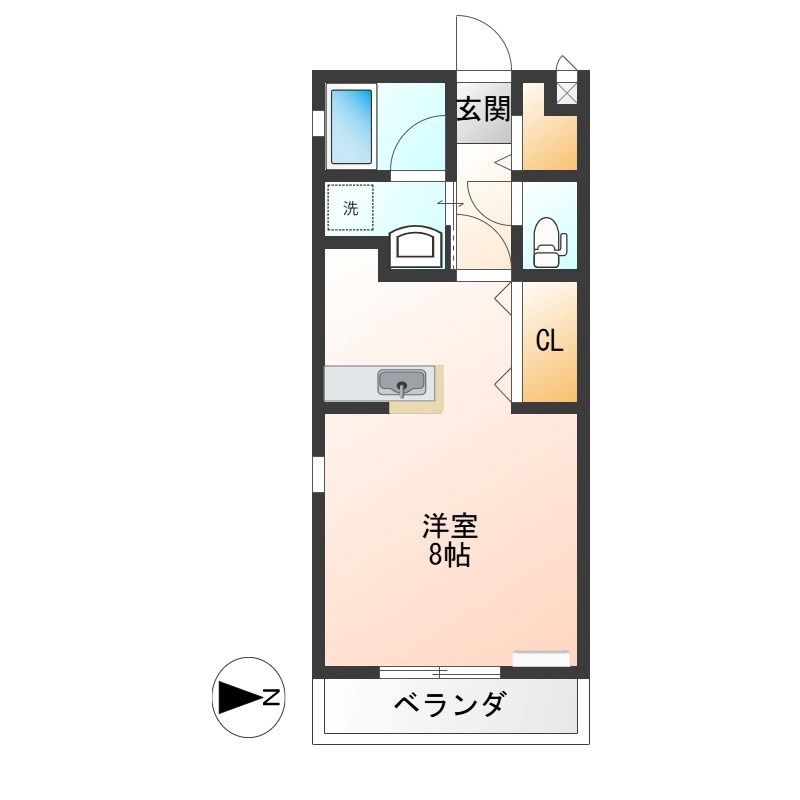 Y&acute;ｓガーデン 103号室 間取り