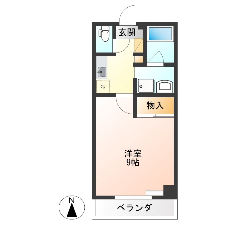 ハートフルマンション 106号室 間取り