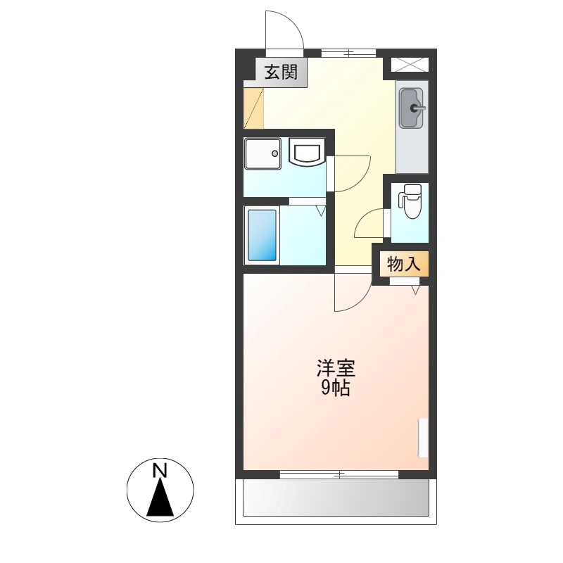 アマリエンバード 305号室 間取り