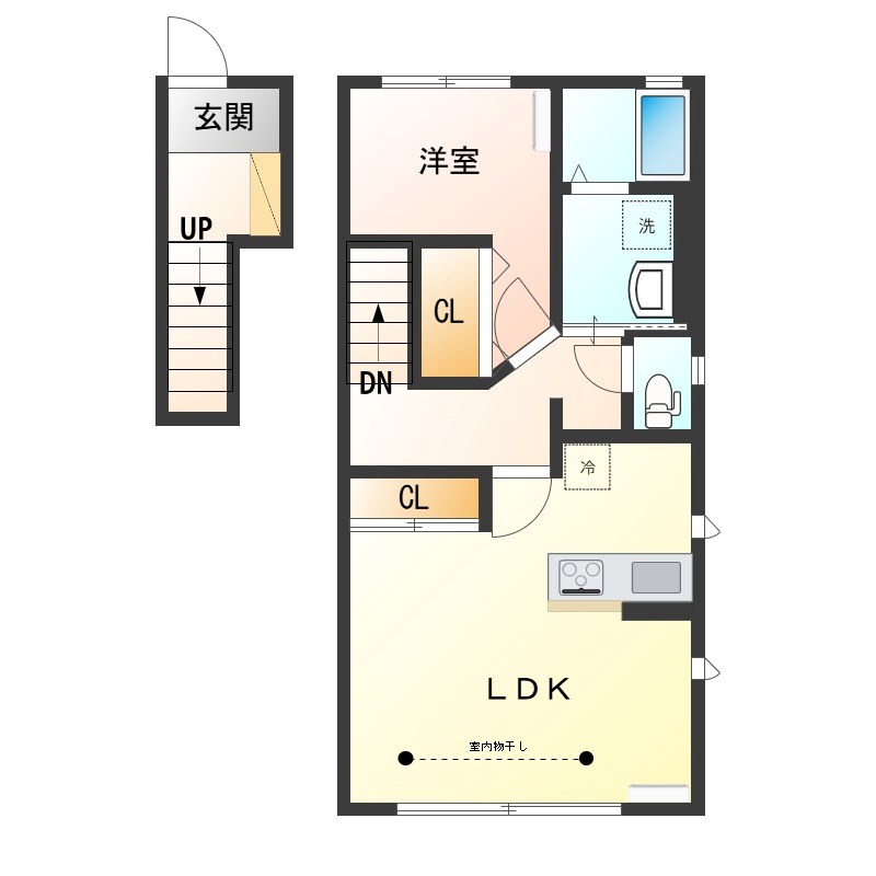 Rio平松 203号室 間取り