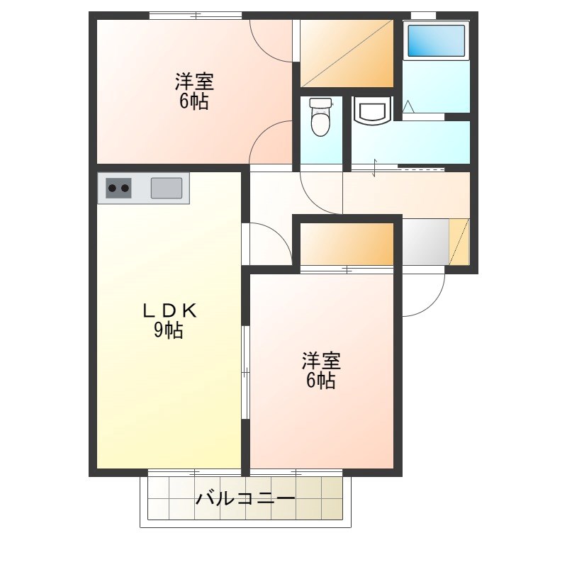 サンシャトレＢ 間取り図