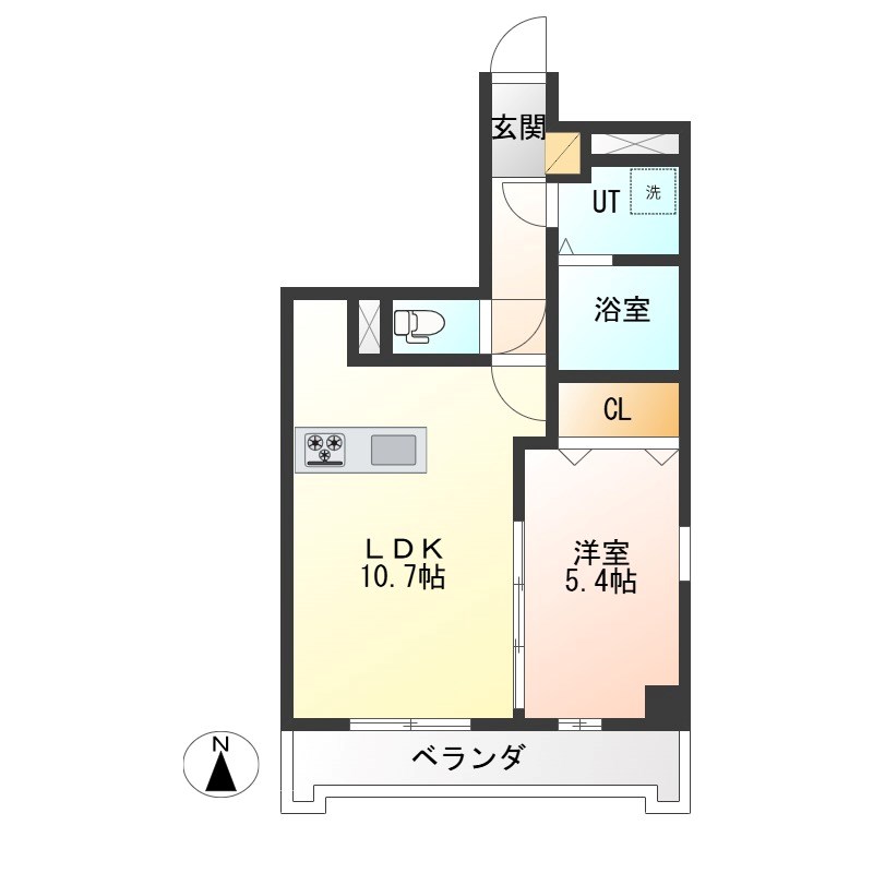 IRIC(アイアールアイシー) 201号室 間取り