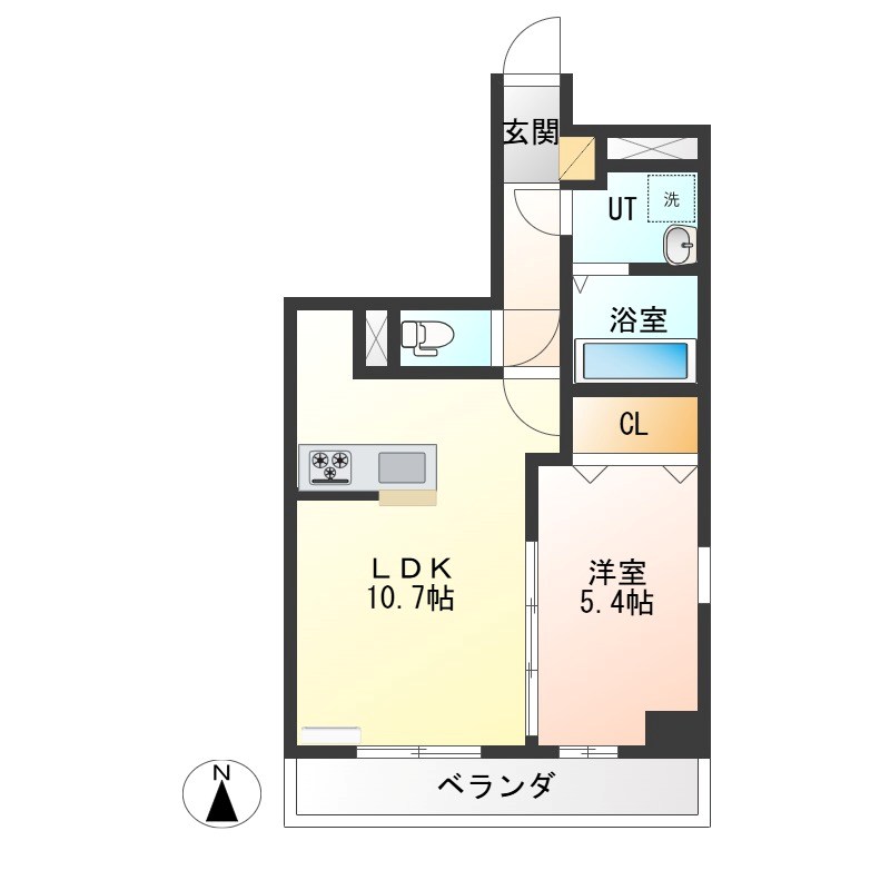 IRIC(アイアールアイシー) 601号室 間取り