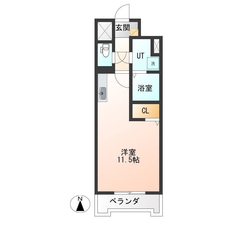 IRIC(アイアールアイシー) 603号室 間取り