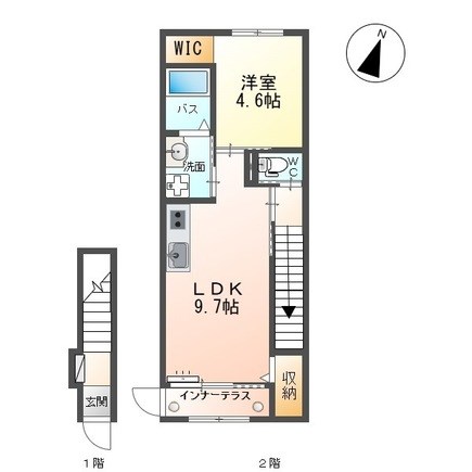 ダイアモンド　ムーン 203号室 間取り