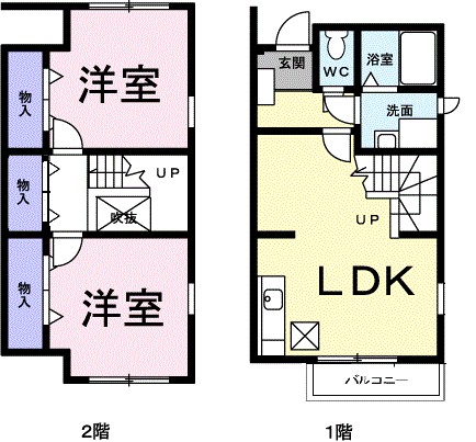 プランドール　Ａ 101号室 間取り