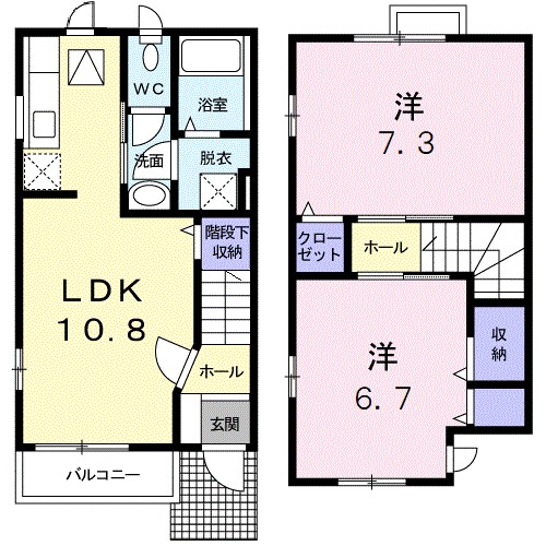 メープル　アベニュー 101号室 間取り