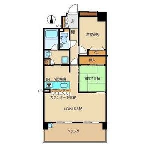 ラフィネスおもちゃのまち駅前 302号室 間取り