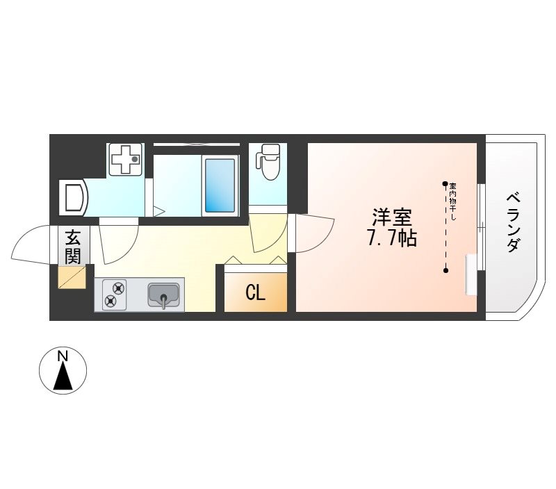 IRSG 501号室 間取り