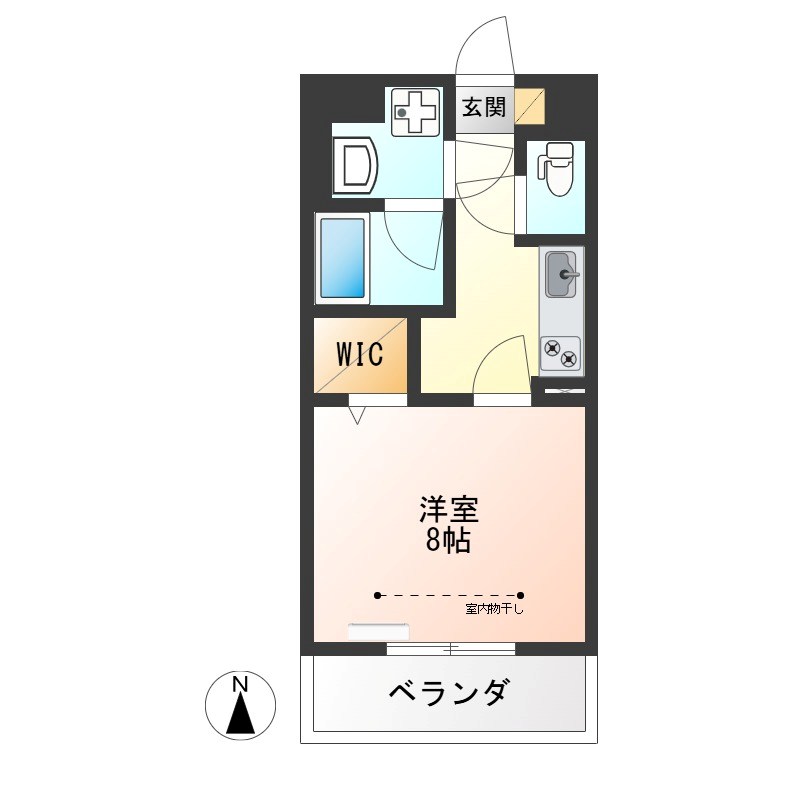 城彩シティガーデン 401号室 間取り