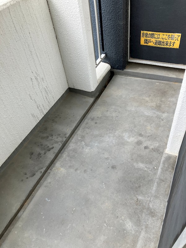 ラポールヤナセ ベランダ